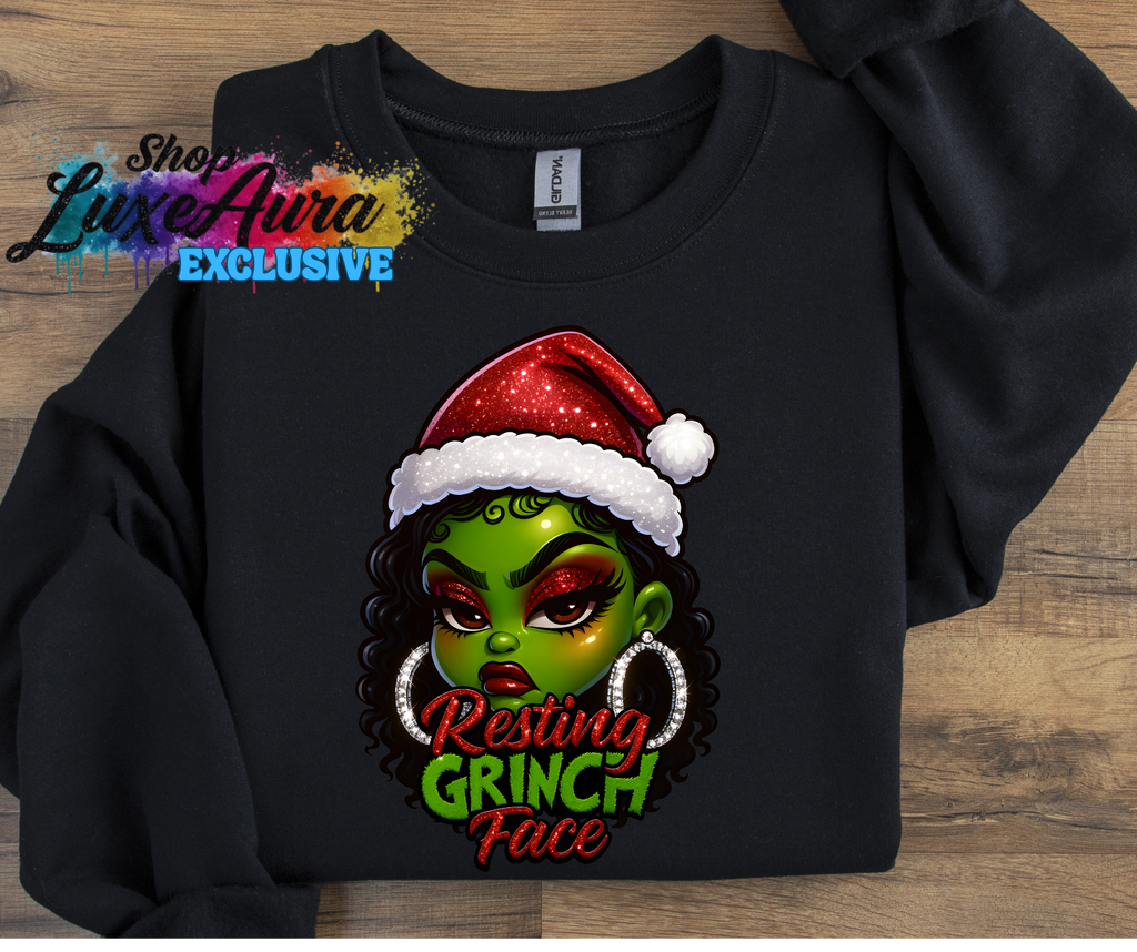 Resting GRINCH Face Sweatshirt