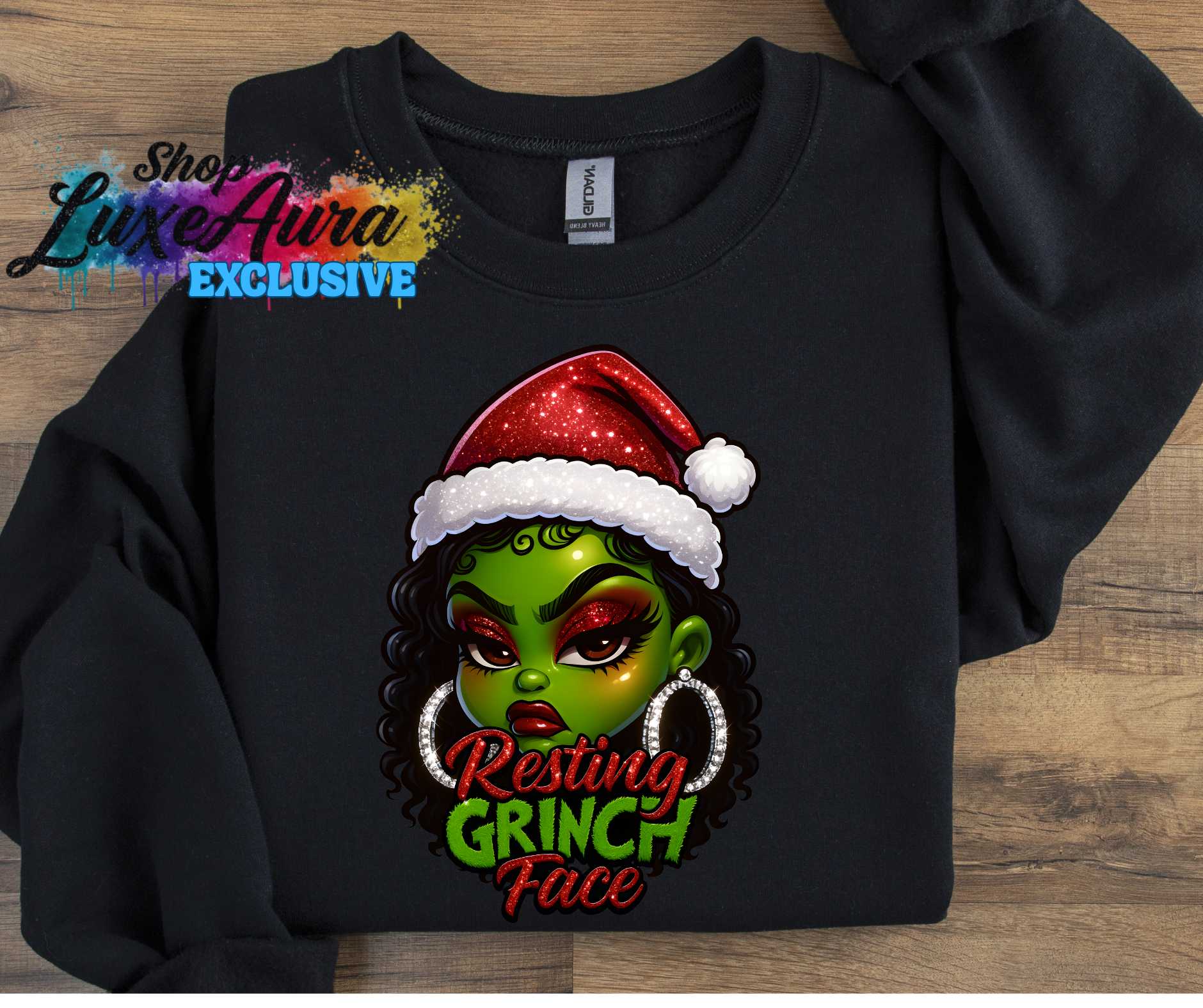 Resting GRINCH Face Sweatshirt
