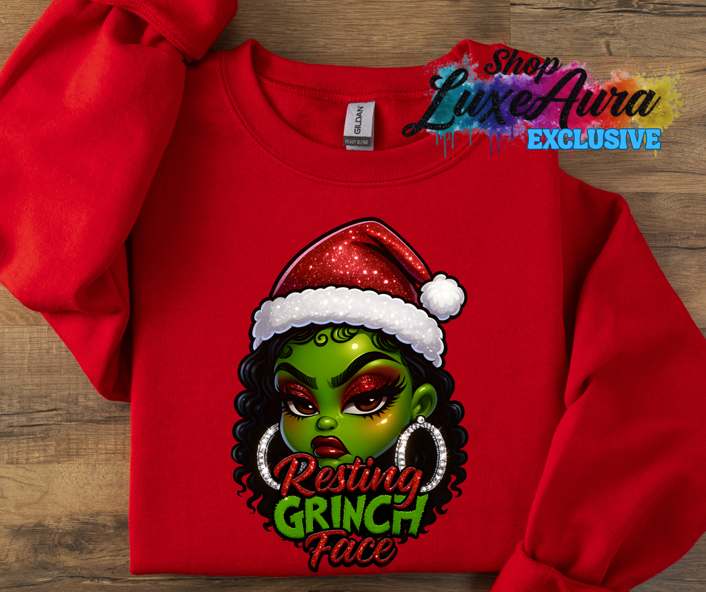 Resting GRINCH Face Sweatshirt